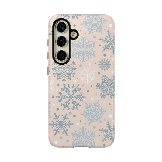 Cute Snowflake Design IPhone14 Case | Premium Durability - Personalized Stylish Crafts