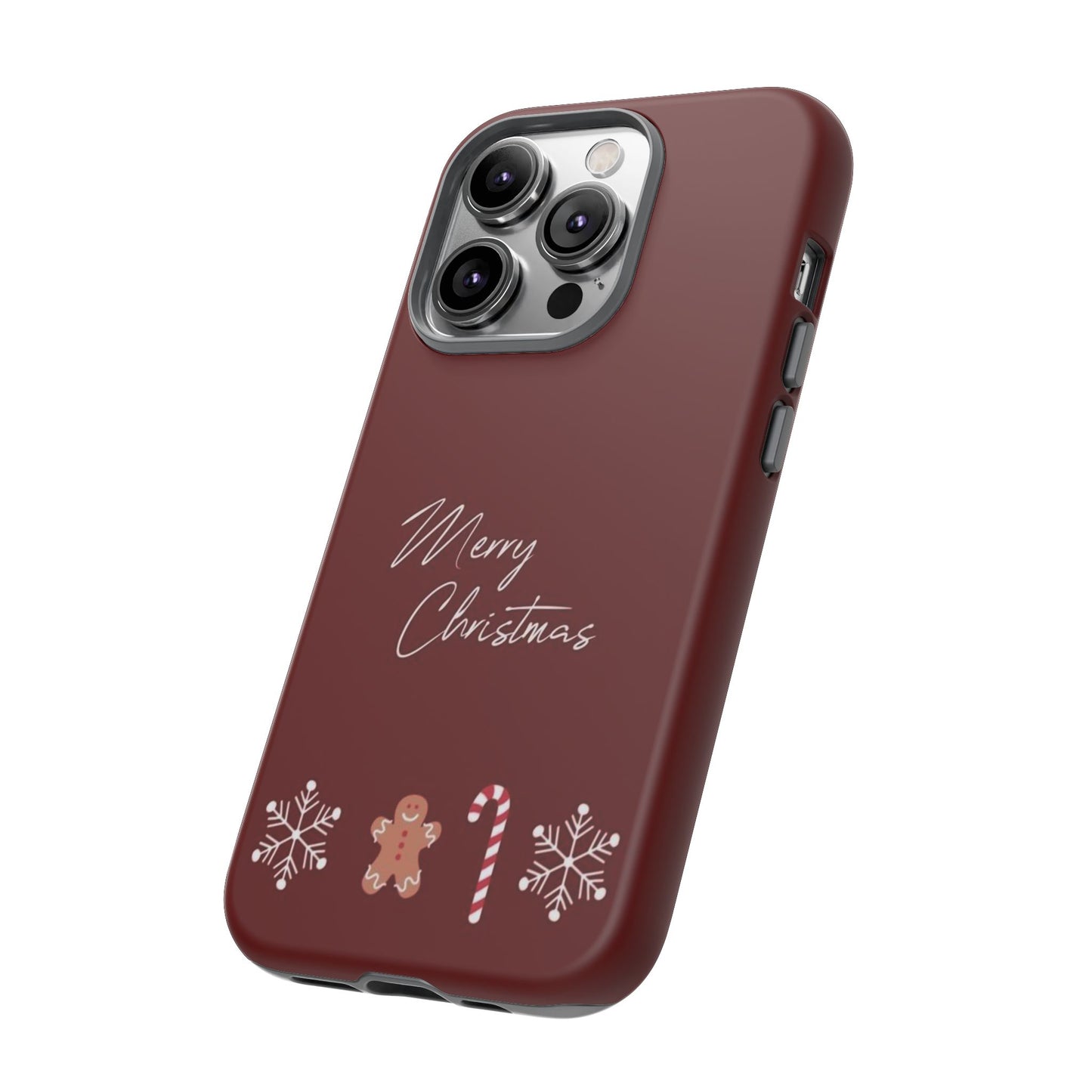 Merry Christmas Quote Phone Case | Festive Design for iPhone, Samsung, Pixel - Personalized Stylish Crafts