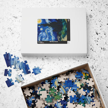 Starry Night Art 1000 piece Jigsaw Puzzle for Adults and Kids - Personalized Stylish Crafts