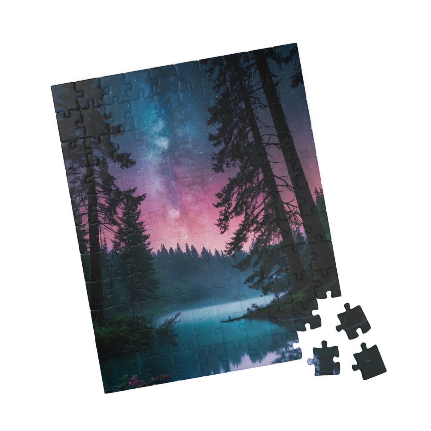 Psychedelic Night Dream Jigsaw Puzzle - Bold Modern Design - Personalized Stylish Crafts