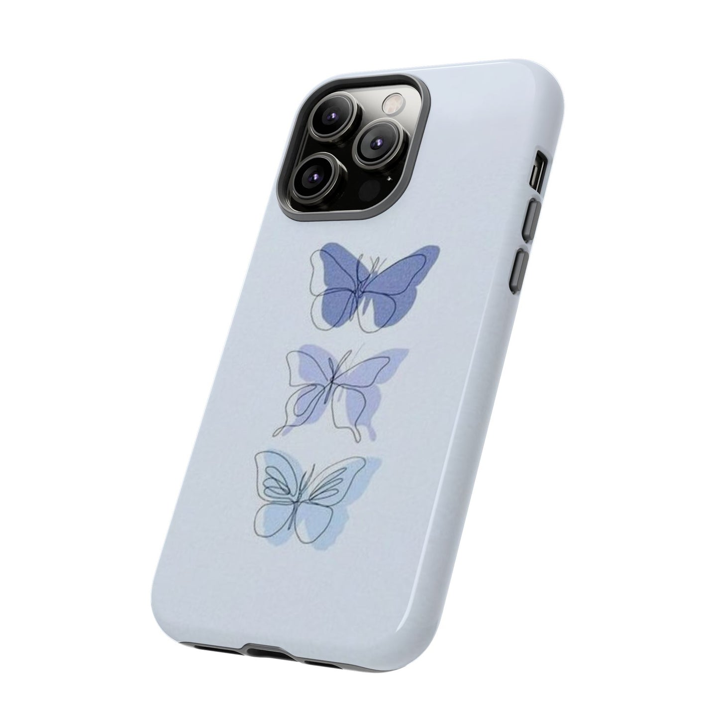 Kids Blue Butterfly Art | Phone Case Cover - Personalized Stylish Crafts