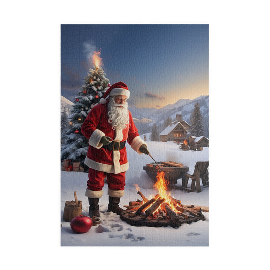 Cozy Christmas Eve 500 piece Jigsaw Puzzle | Gift for Family Members - Personalized Stylish Crafts