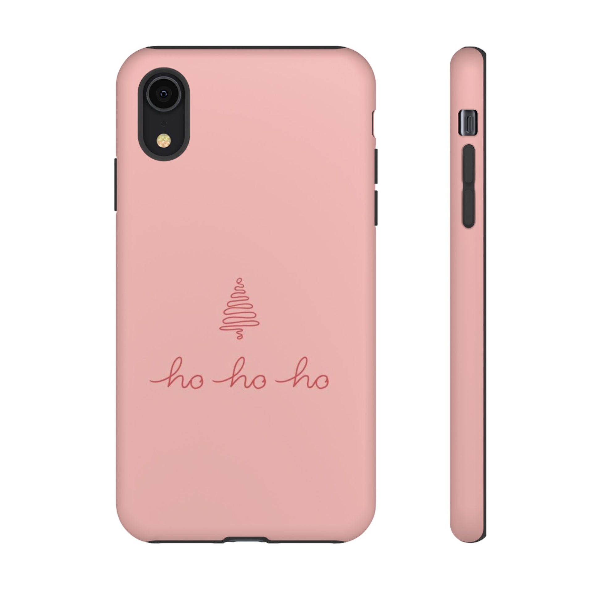 Peach Christmas Tree Phone Case | iPhone, Samsung, Pixel - Personalized Stylish Crafts