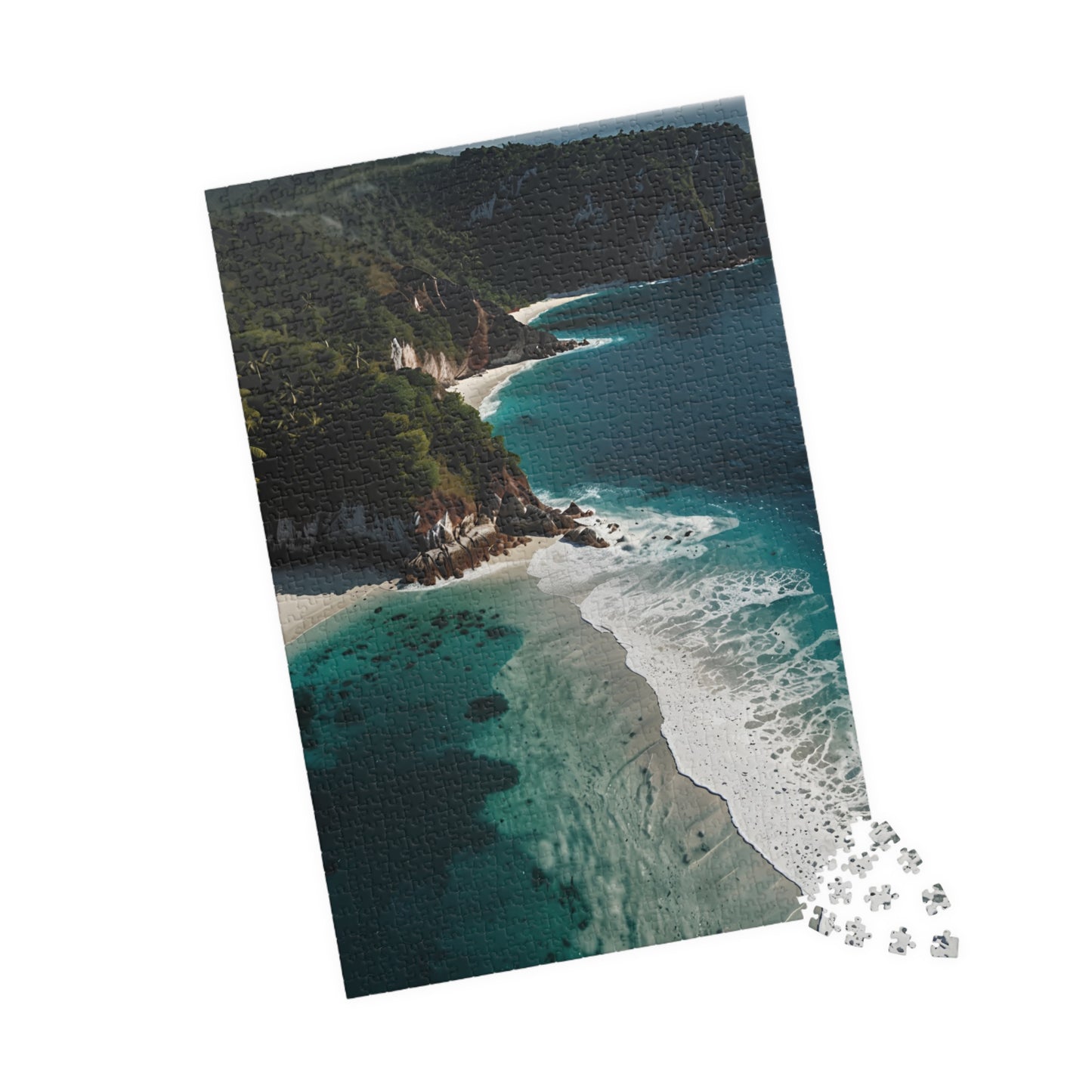 Sunset Cliff Jigsaw Puzzle - Perfect Gift for Holidays - Personalized Stylish Crafts