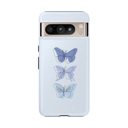 Kids Blue Butterfly Art | Phone Case Cover - Personalized Stylish Crafts