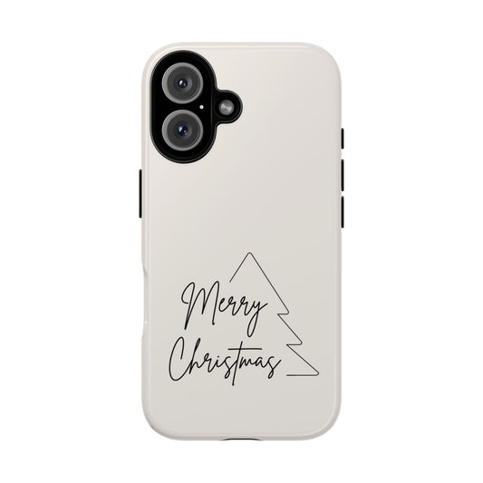 Holiday Season | Merry Christmas White Phone Case Design - Personalized Stylish Crafts