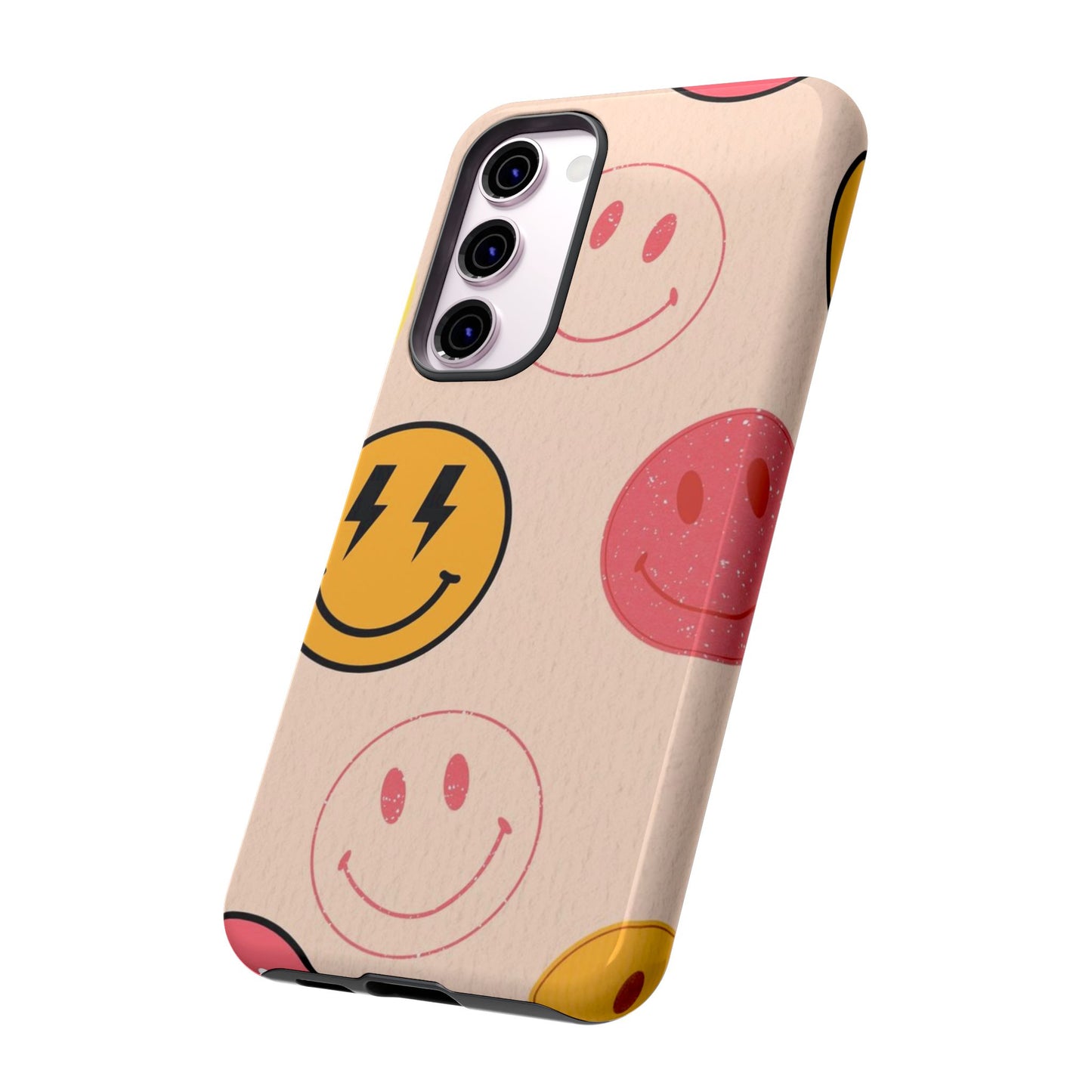 Smiley Pattern Phone Case | Fun Design for iPhone, Samsung, Pixel - Personalized Stylish Crafts