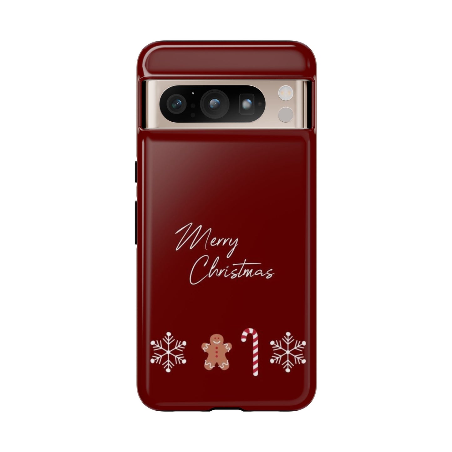 Merry Christmas Quote Phone Case | Festive Design for iPhone, Samsung, Pixel - Personalized Stylish Crafts