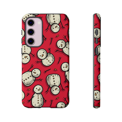 Snowman Phone Case | Festive Holiday Design for iPhone, Samsung, Pixel - Personalized Stylish Crafts