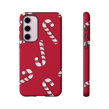 Candy Cane Phone Case | Festive Design for iPhone, Samsung, Pixel - Personalized Stylish Crafts