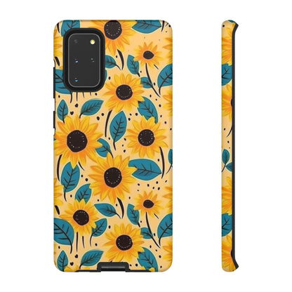 Sunflower Floral Phone Case | iPhone, Samsung, Pixel, Gift - Personalized Stylish Crafts