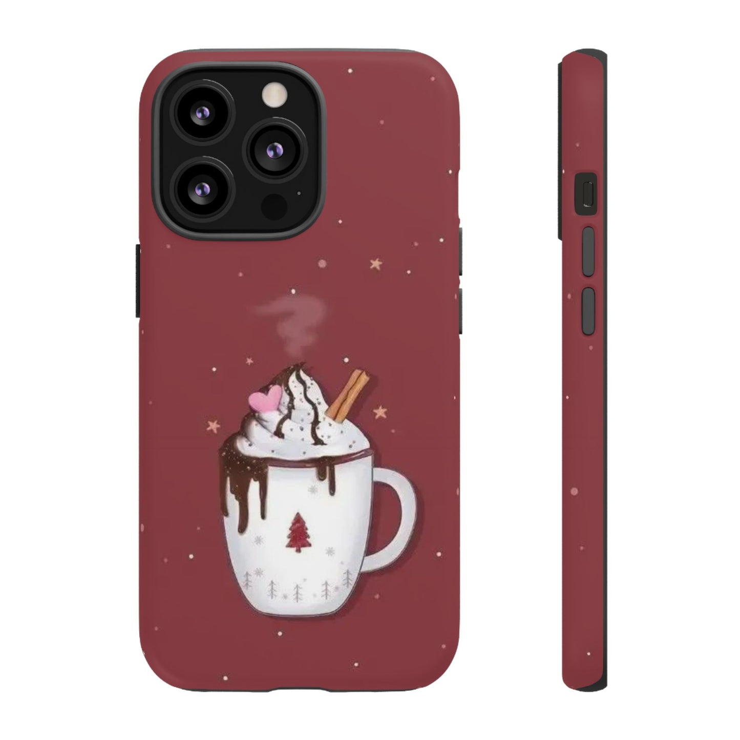 Hot Chocolate Christmas Phone Case | iPhone, Samsung, Pixel - Personalized Stylish Crafts