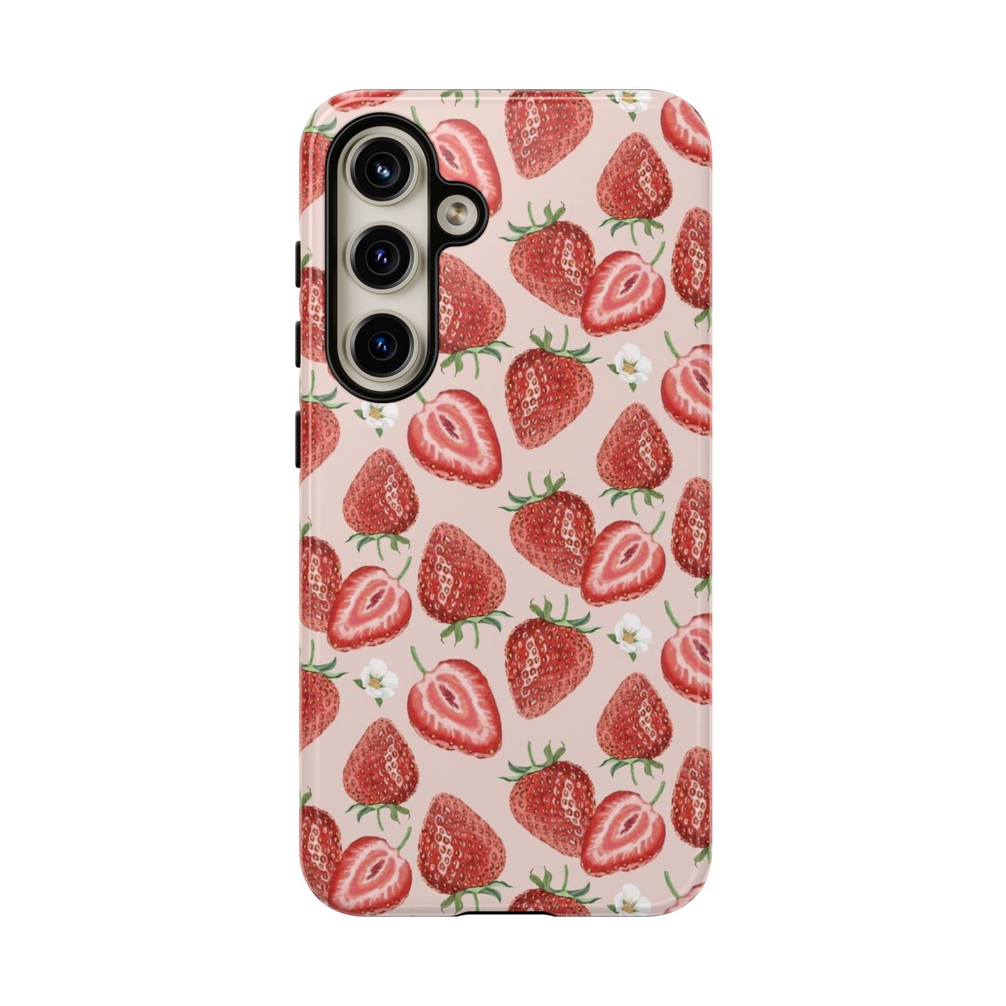 Strawberry Art Wallpaper Phone Case Design - Personalized Stylish Crafts