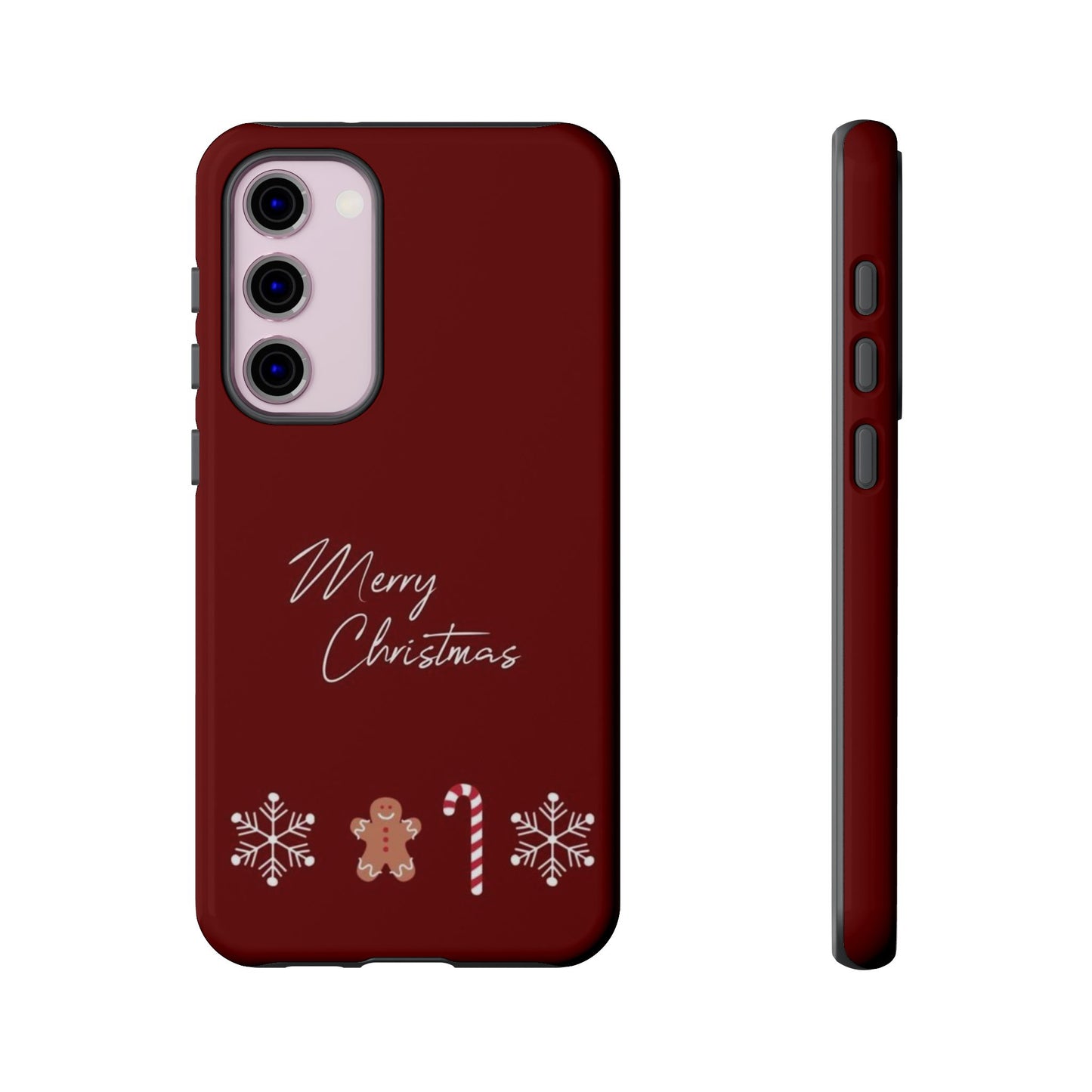 Merry Christmas Quote Phone Case | Festive Design for iPhone, Samsung, Pixel - Personalized Stylish Crafts