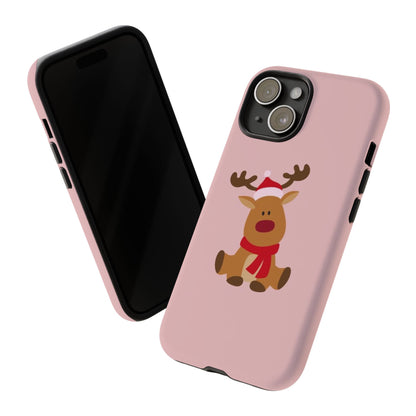 Lovely Christmas Reindeer Phone Case | iPhone, Samsung, Pixel - Personalized Stylish Crafts