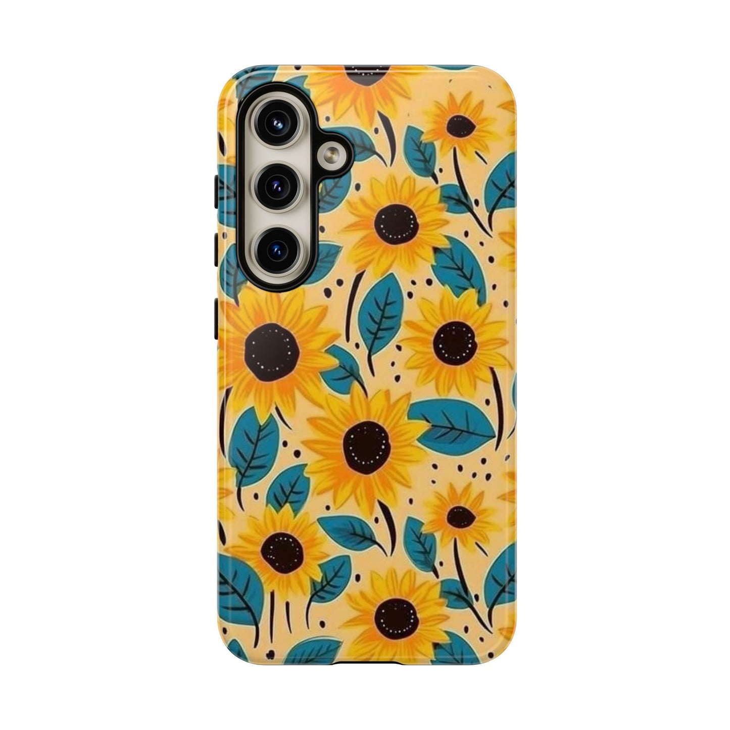 Sunflower Floral Phone Case | iPhone, Samsung, Pixel, Gift - Personalized Stylish Crafts