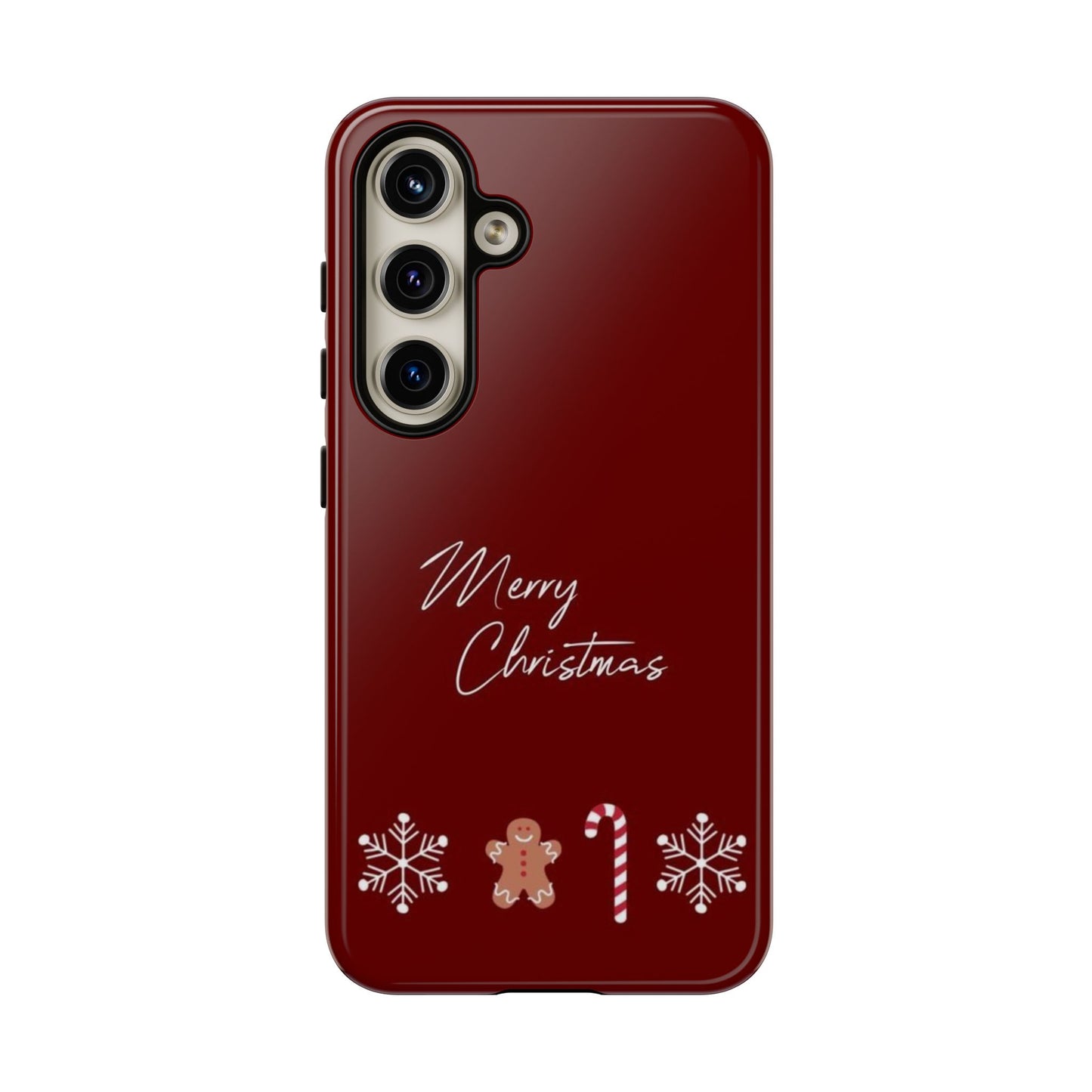 Merry Christmas Quote Phone Case | Festive Design for iPhone, Samsung, Pixel - Personalized Stylish Crafts