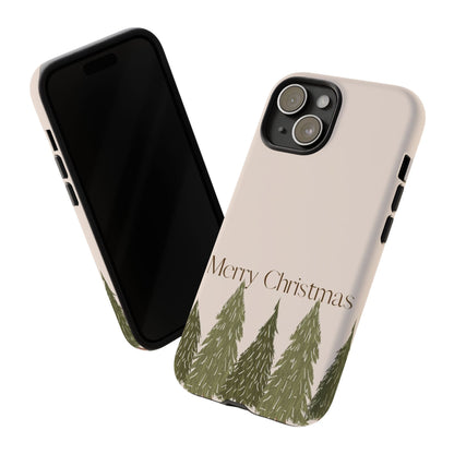 Merry Christmas Tree Phone Case | Best Gift for Holiday - Personalized Stylish Crafts