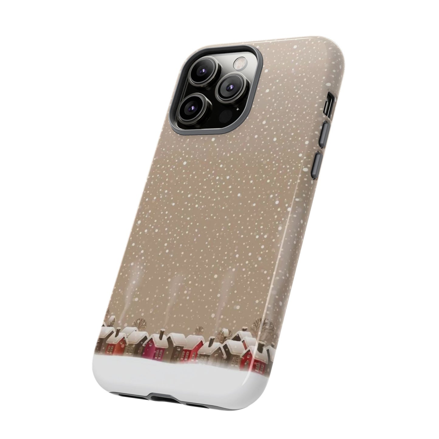 Holiday Christmas Village Picture Phone Case | iPhone Samsung Galaxy Google Pixel - Personalized Stylish Crafts