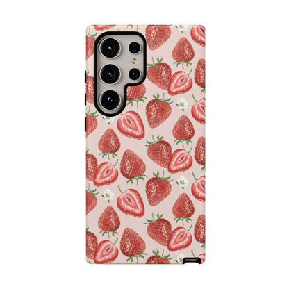 Strawberry Art Wallpaper Phone Case Design - Personalized Stylish Crafts