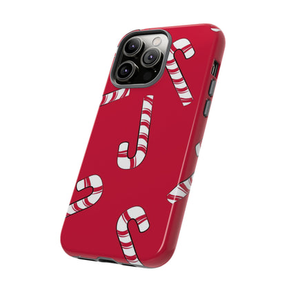 Candy Cane Phone Case | Festive Design for iPhone, Samsung, Pixel - Personalized Stylish Crafts