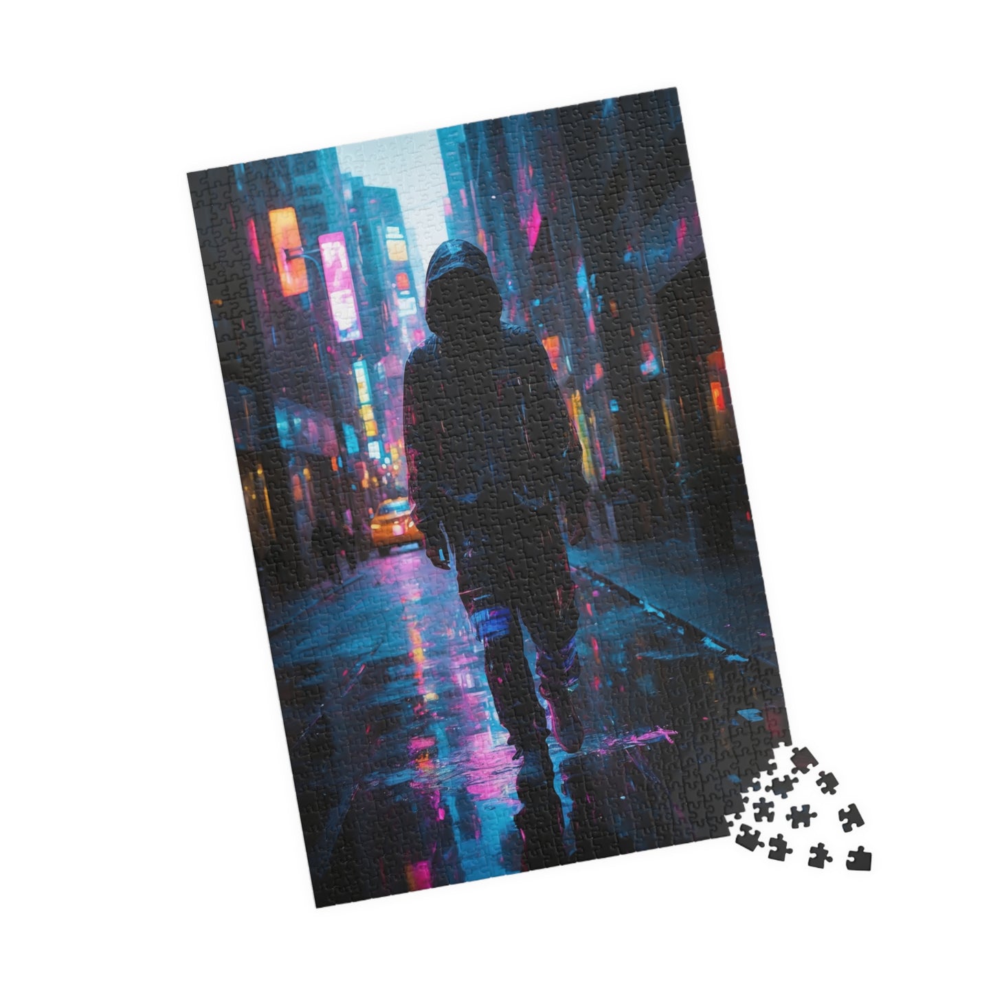 Urban Street Art Jigsaw Puzzle - Bold Modern Design - Personalized Stylish Crafts