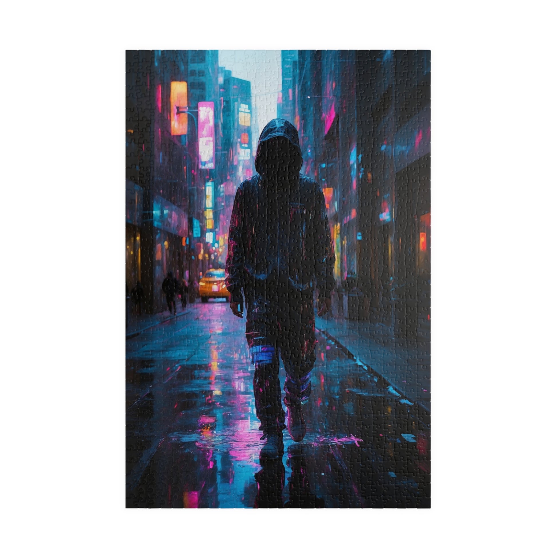 Urban Street Art Jigsaw Puzzle - Bold Modern Design - Personalized Stylish Crafts