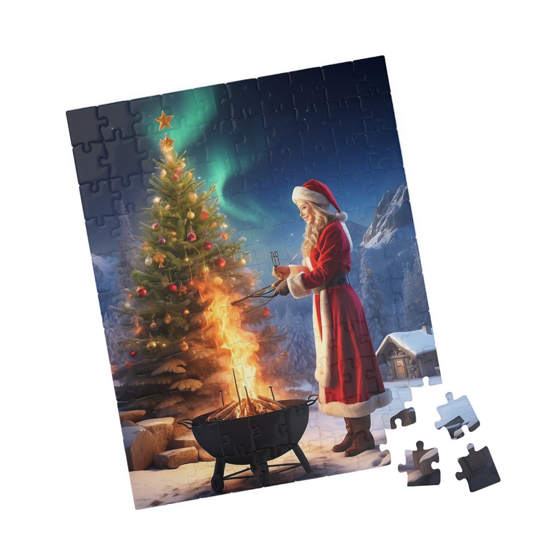 Sexy Santa 1000 piece Jigsaw Puzzle - Gift for Family Members - Personalized Stylish Crafts