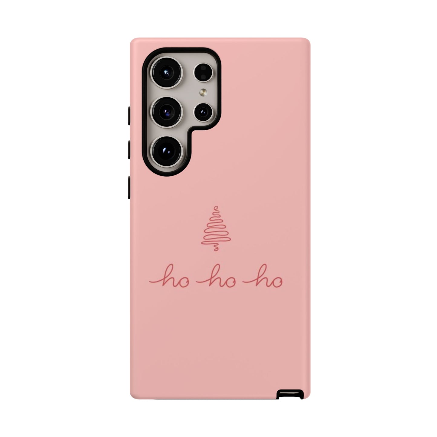 Peach Christmas Tree Phone Case | iPhone, Samsung, Pixel - Personalized Stylish Crafts