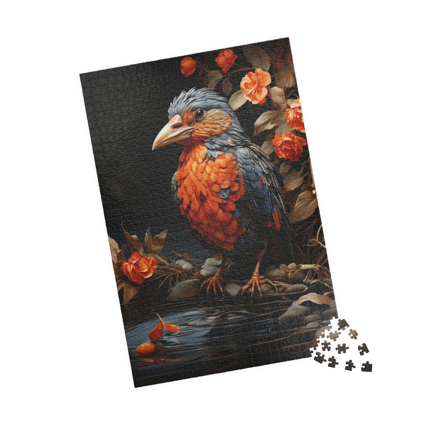 Fantasy Bird of a Feather Jigsaw Puzzle - Stunning Aesthetic Decor - Personalized Stylish Crafts