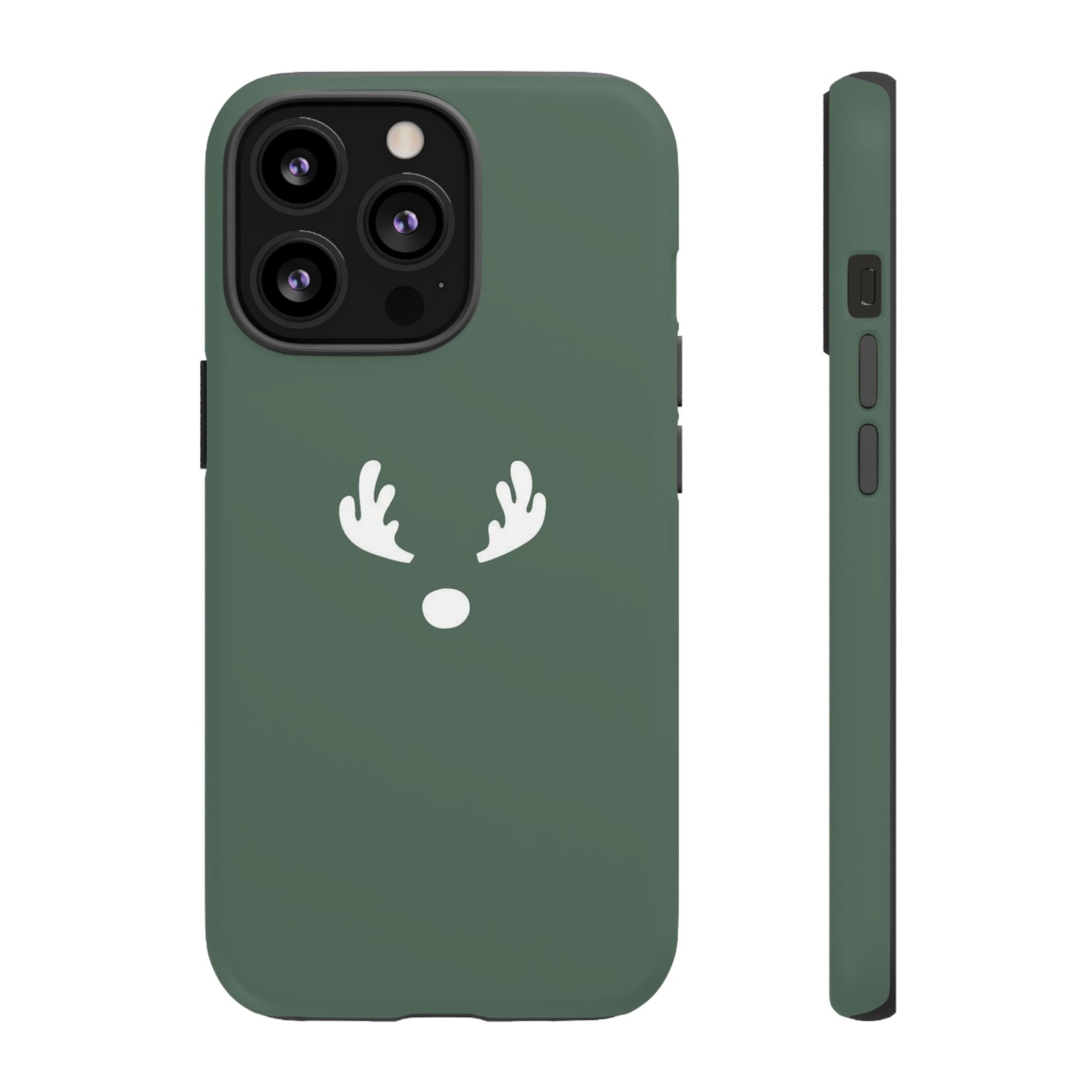 Minimalistic Reindeer Christmas Phone Case | iPhone, Samsung, Pixel - Personalized Stylish Crafts