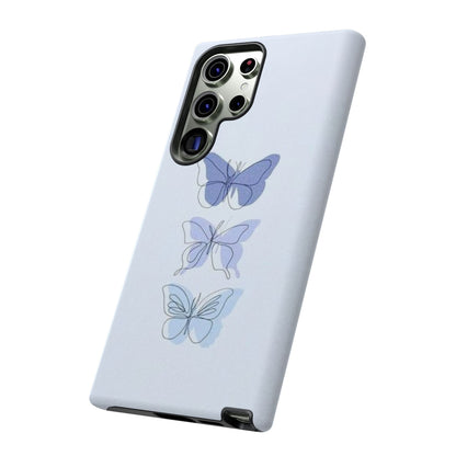 Kids Blue Butterfly Art | Phone Case Cover - Personalized Stylish Crafts