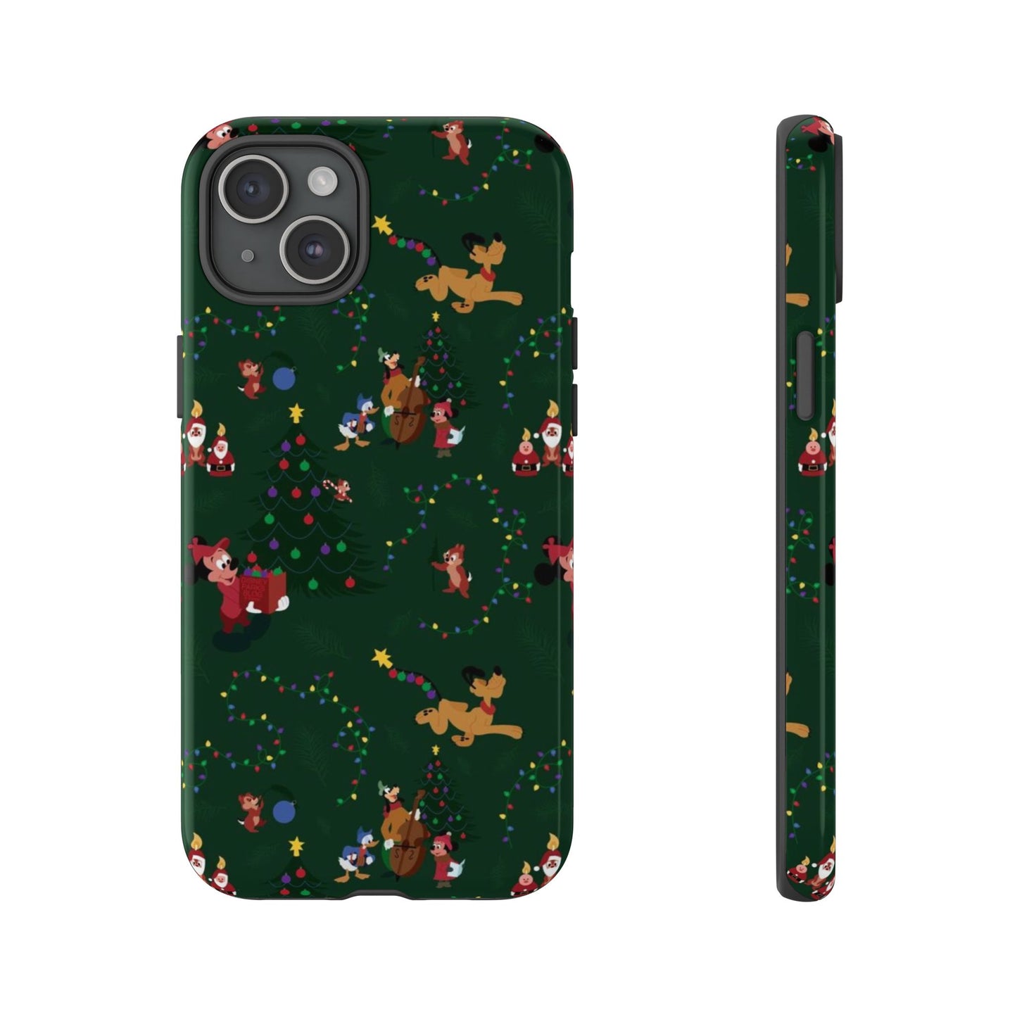 Dark Green Christmas Phone Case | iPhone Samsung Galaxy Google Pixel - Personalized Stylish Crafts