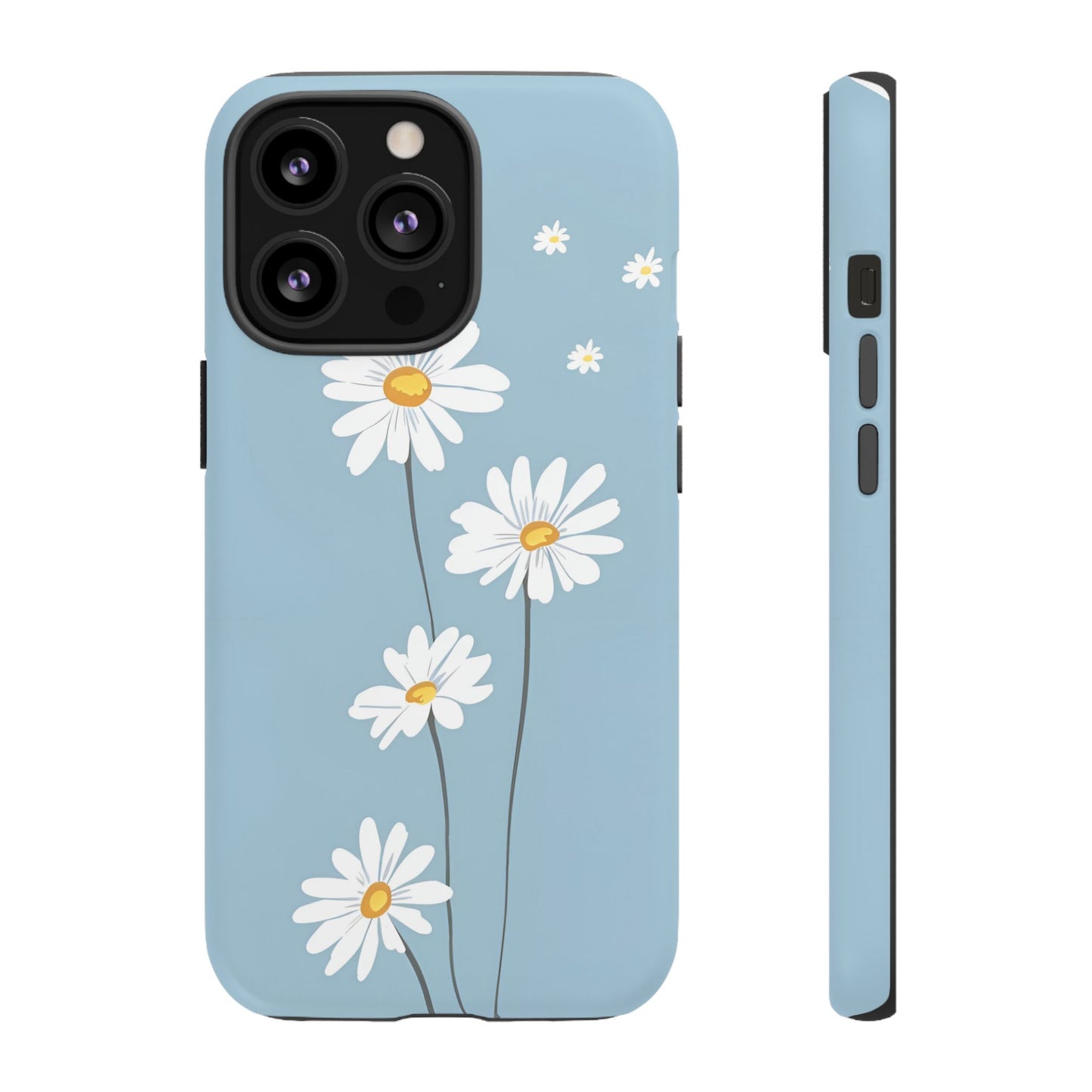 Custom Glossy & Matte Phone Case with Aesthetic Floral Design - Personalized Stylish Crafts