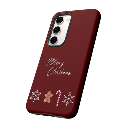 Merry Christmas Quote Phone Case | Festive Design for iPhone, Samsung, Pixel - Personalized Stylish Crafts