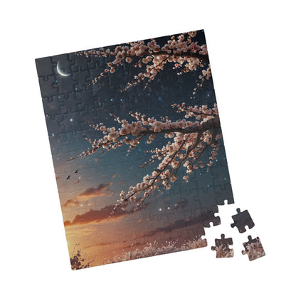 Cherry Blossom Jigsaw Puzzle - Aesthetic Home Decor - Personalized Stylish Crafts