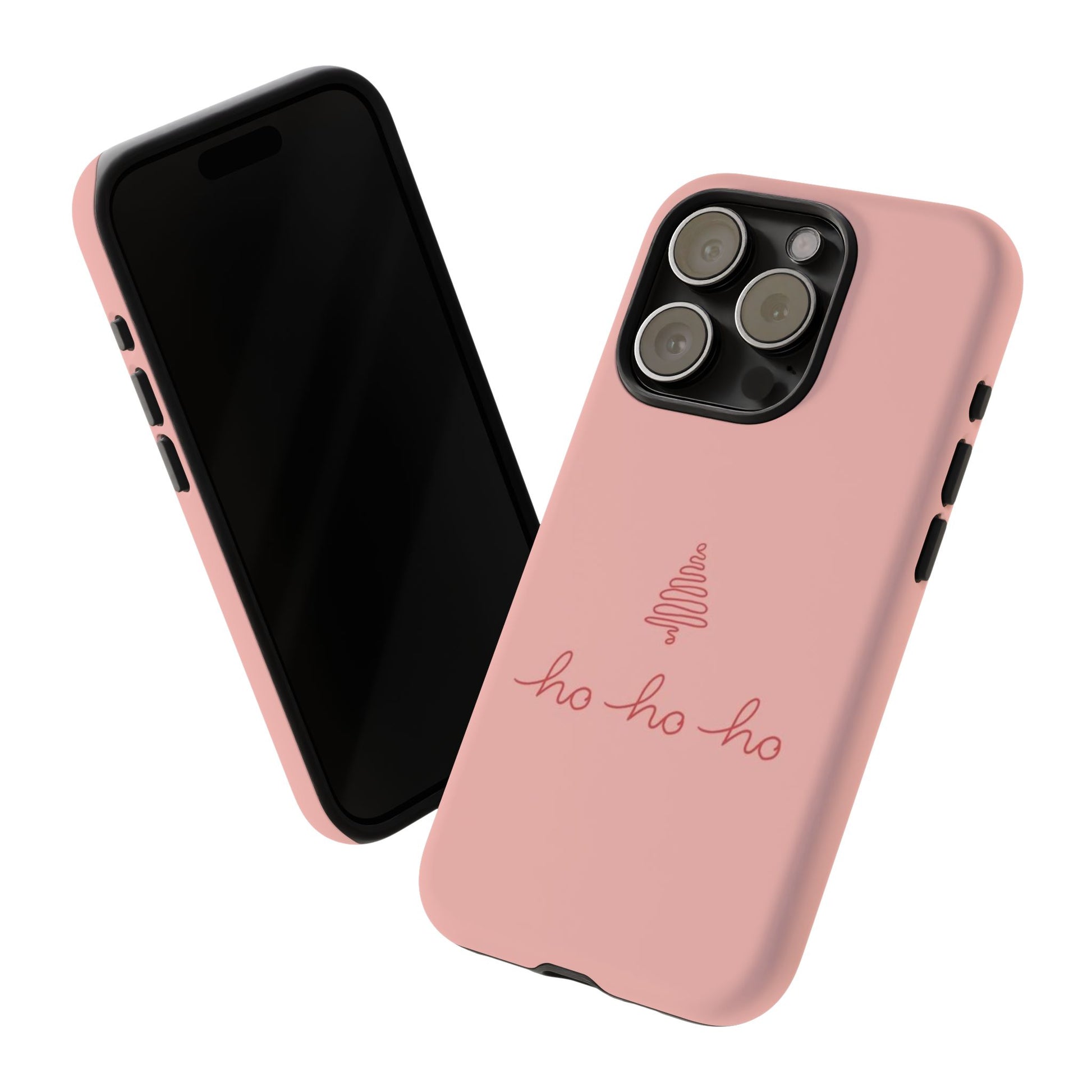 Peach Christmas Tree Phone Case | iPhone, Samsung, Pixel - Personalized Stylish Crafts