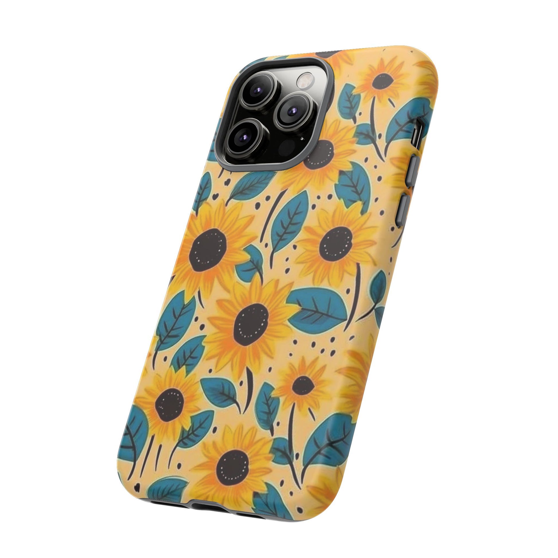 Sunflower Floral Phone Case | iPhone, Samsung, Pixel, Gift - Personalized Stylish Crafts