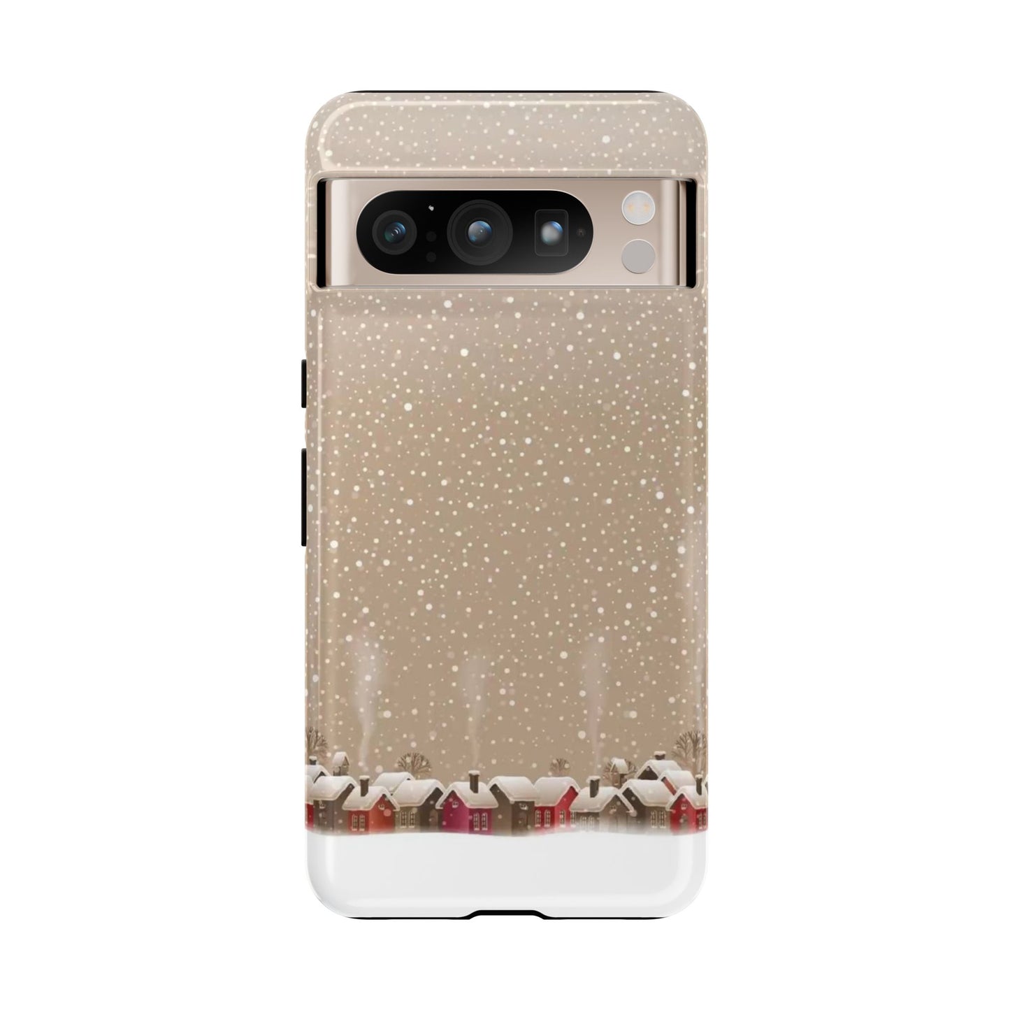 Holiday Christmas Village Picture Phone Case | iPhone Samsung Galaxy Google Pixel - Personalized Stylish Crafts