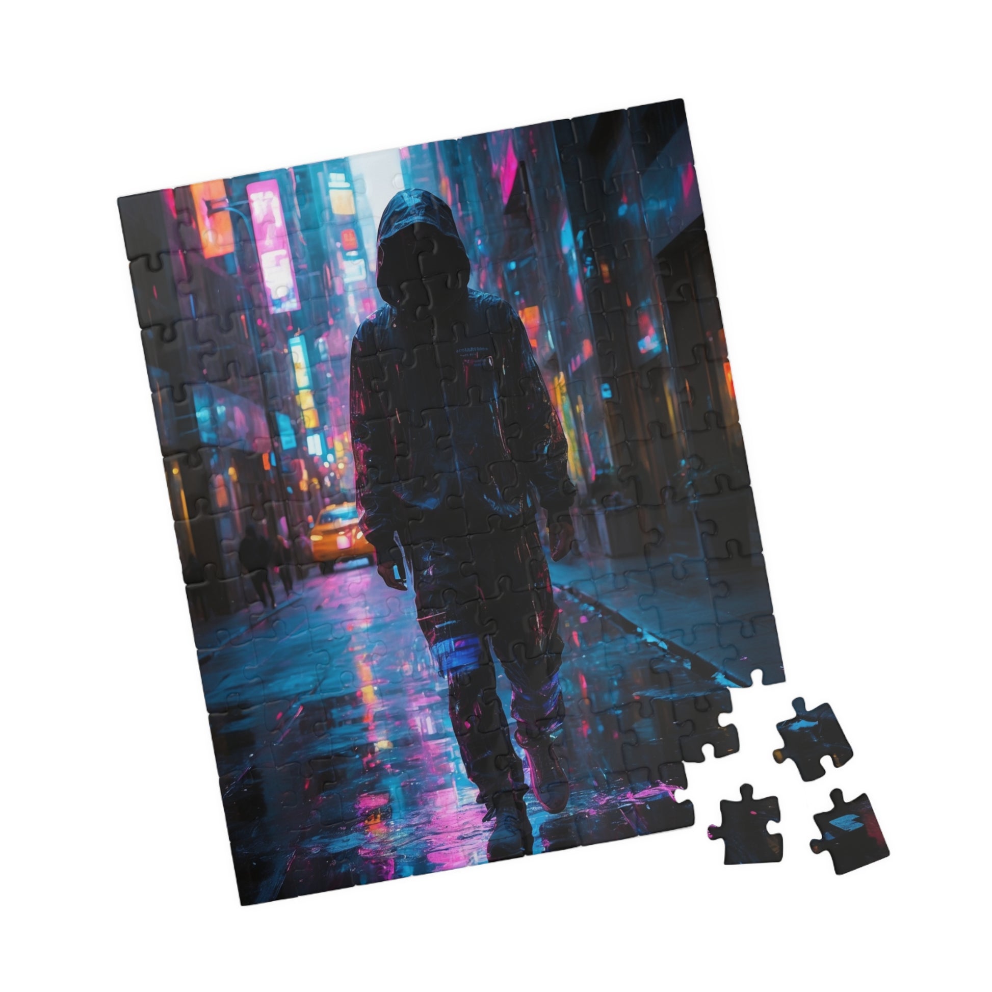 Urban Street Art Jigsaw Puzzle - Bold Modern Design - Personalized Stylish Crafts