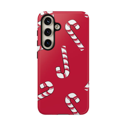 Candy Cane Phone Case | Festive Design for iPhone, Samsung, Pixel - Personalized Stylish Crafts