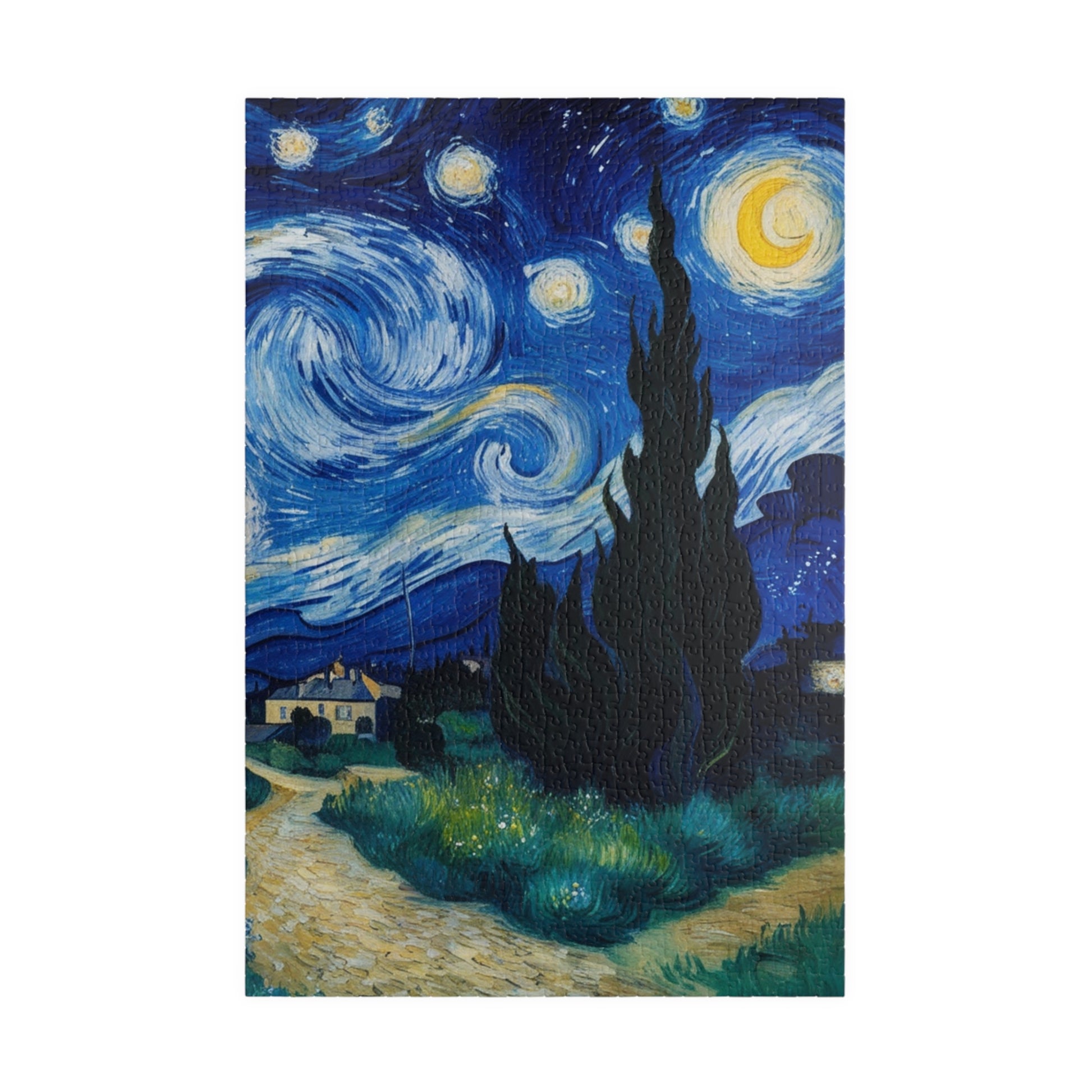 Starry Night Art 1000 piece Jigsaw Puzzle for Adults and Kids - Personalized Stylish Crafts