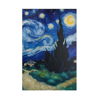 Starry Night Art 1000 piece Jigsaw Puzzle for Adults and Kids - Personalized Stylish Crafts