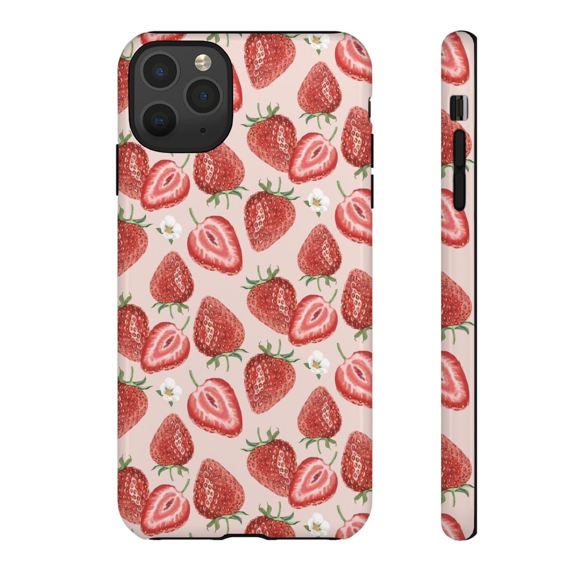 Strawberry Art Wallpaper Phone Case Design - Personalized Stylish Crafts