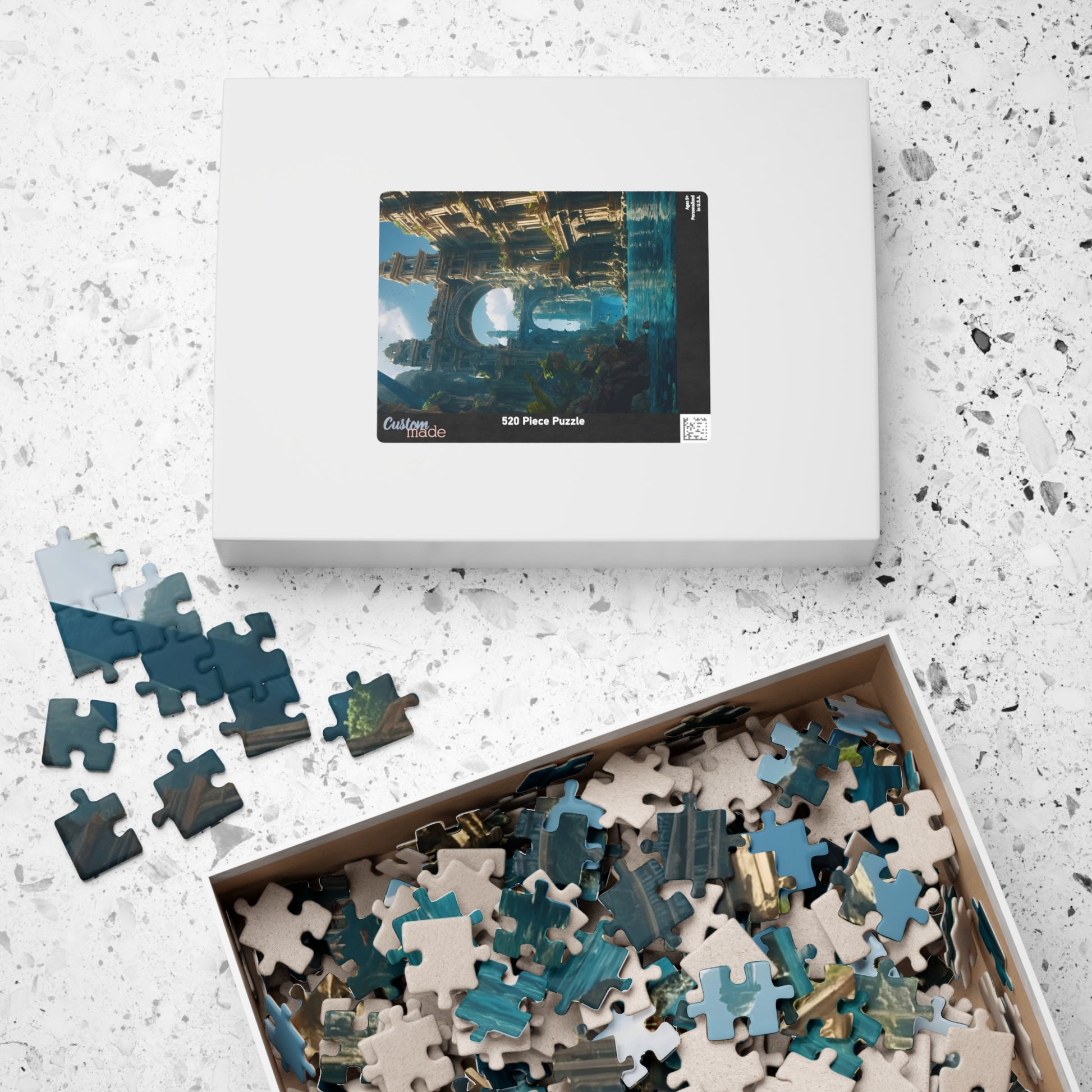 Lost World Fantasy Jigsaw Puzzle - Stunning Aesthetic Decor - Personalized Stylish Crafts