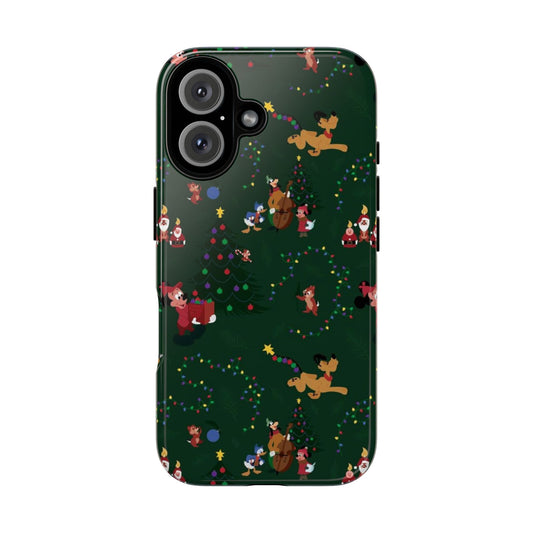 Dark Green Christmas Phone Case | iPhone Samsung Galaxy Google Pixel - Personalized Stylish Crafts