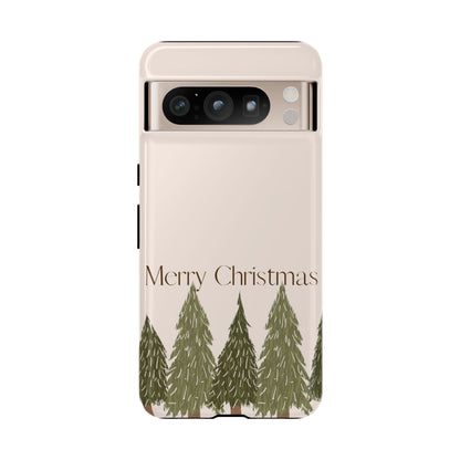 Merry Christmas Tree Phone Case | Best Gift for Holiday - Personalized Stylish Crafts