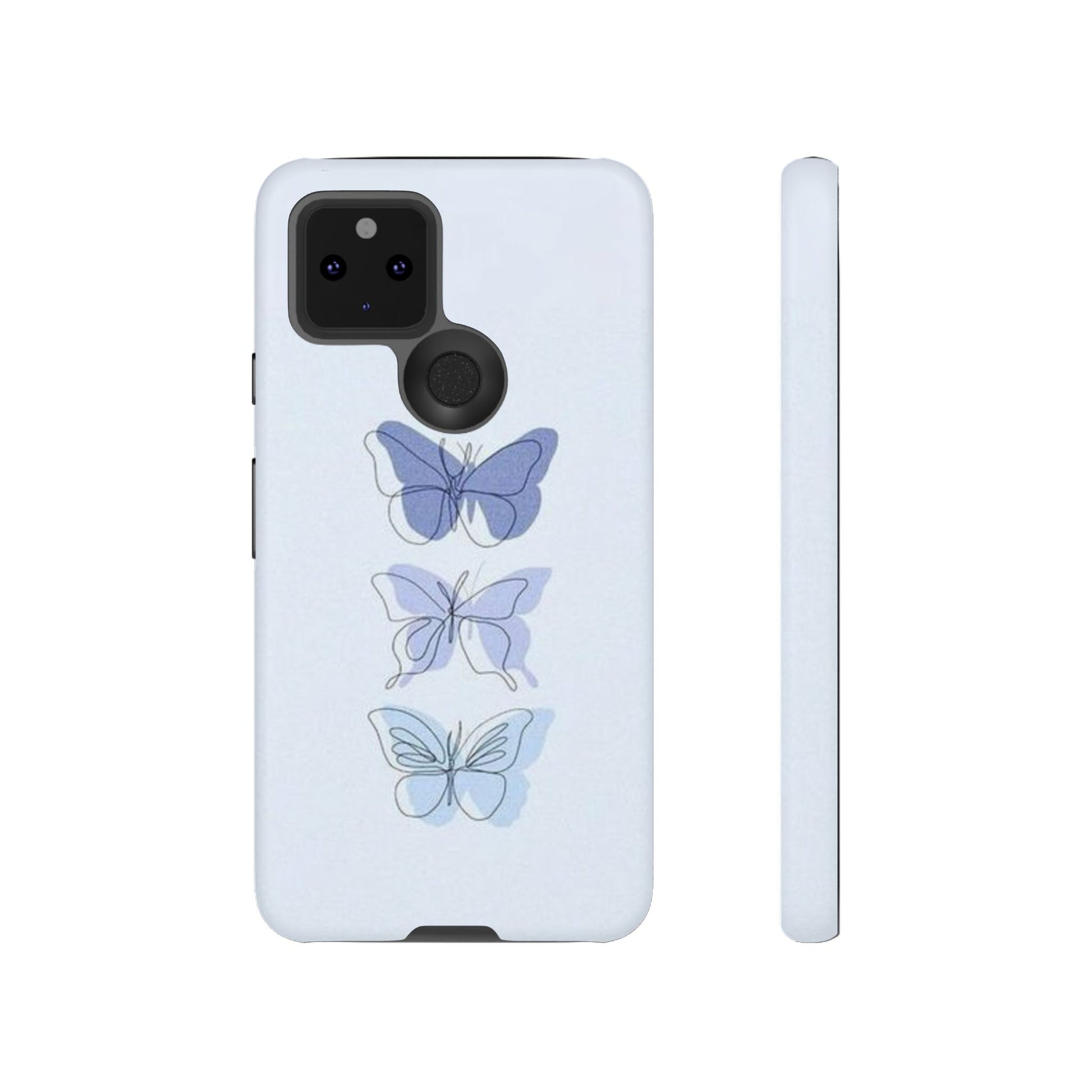 Kids Blue Butterfly Art | Phone Case Cover - Personalized Stylish Crafts