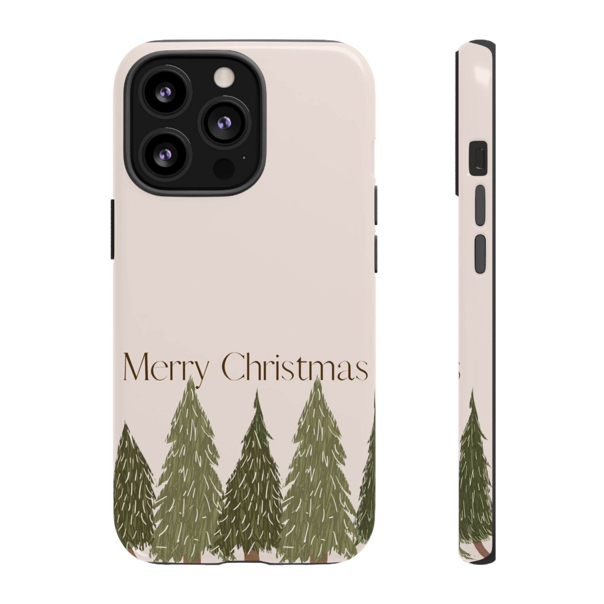 Merry Christmas Tree Phone Case | Best Gift for Holiday - Personalized Stylish Crafts