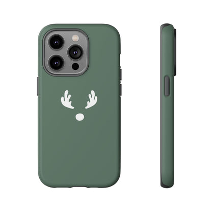 Minimalistic Reindeer Christmas Phone Case | iPhone, Samsung, Pixel - Personalized Stylish Crafts